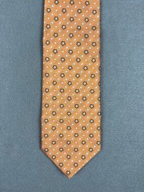 Burberry London Silk Tie Blue Brown Check Plaid Handmade Necktie Luxury